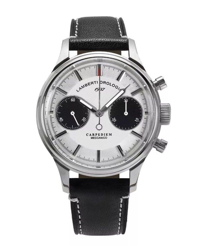 LAMBERTI-OROLOGIAI Ref.14124P CARPEDIEM cronografo meccanico artigianale