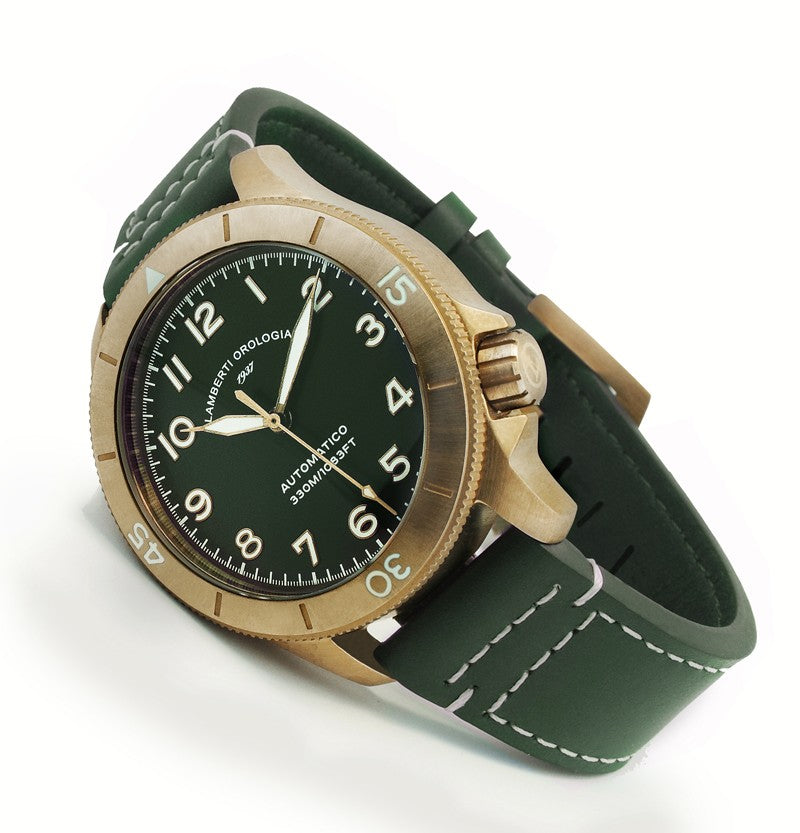 LAMBERTI-OROLOGIAI Mod. 17723V - RIACE III BRONZE/ AUTOMATIC/SAPPHIRE GLASS