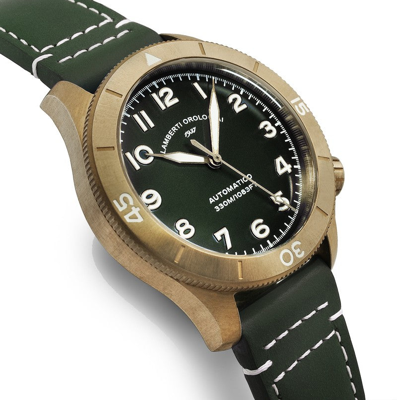 LAMBERTI-OROLOGIAI Mod. 17723V - RIACE III BRONZE/ AUTOMATIC/SAPPHIRE GLASS