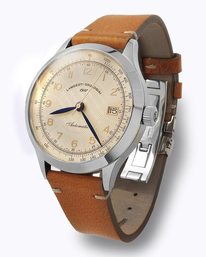 LAMBERTI-OROLOGIAI Mod. 26523G - 50 ST - stile vintage anni 50 - Edizione limitata e firmata di 30 pezzi