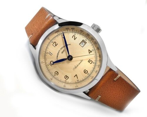 LAMBERTI-OROLOGIAI Mod. 26523G - 50 ST - stile vintage anni 50 - Edizione limitata e firmata di 30 pezzi