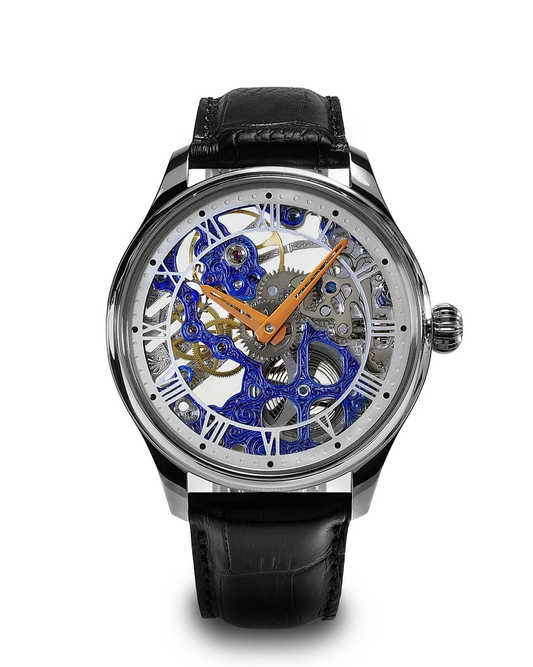 LAMBERTI OROLOGIAI Ref. 10125-9BL GIANO SCHELETRATO