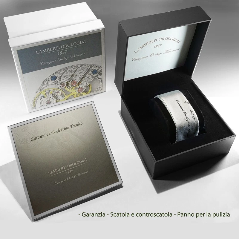 LAMBERTI OROLOGIAI Ref. 10125-9BL GIANO SCHELETRATO