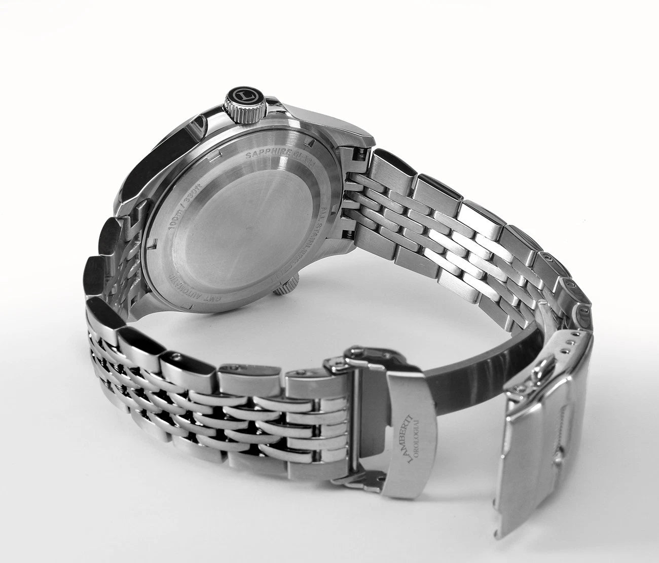 LAMBERTI OROLOGIAI Ref. 23925N DOPPIETTO Automatico, zaffiro, 100mt