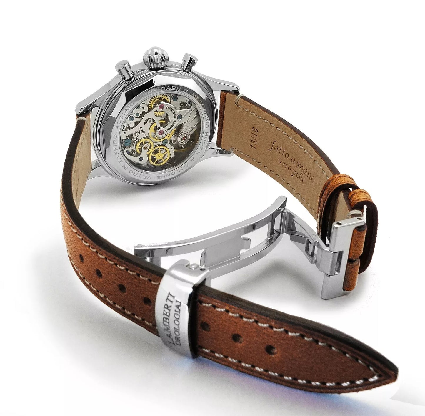 Lamberti Orologiai Ref.14124CI CARPEDIEM cronografo meccanico artigianale