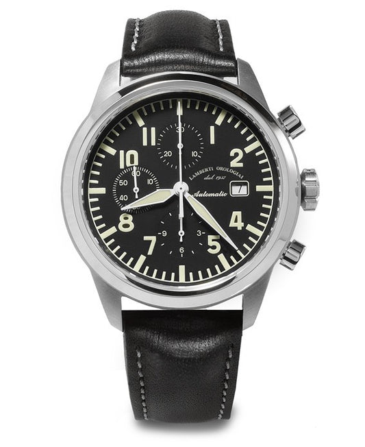 LAMBERTI OROLOGIAI - 27418 ISEO SPORTING CRONOGRAFO da AVIATORE