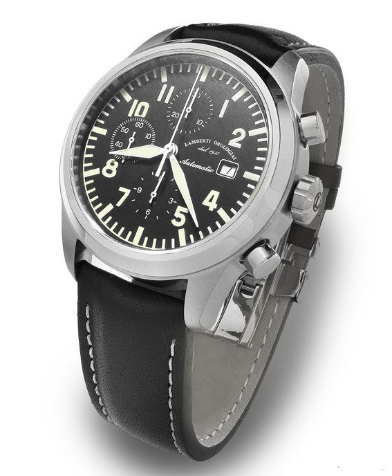 LAMBERTI OROLOGIAI - 27418 ISEO SPORTING AVIATOR CHRONOGRAPH