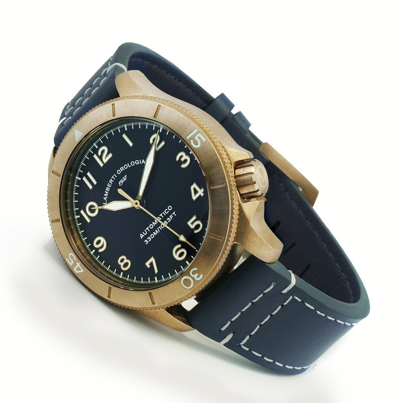 LAMBERTI-OROLOGIAI Mod. 17723B - RIACE III BRONZE/ AUTOMATIC/SAPPHIRE GLASS