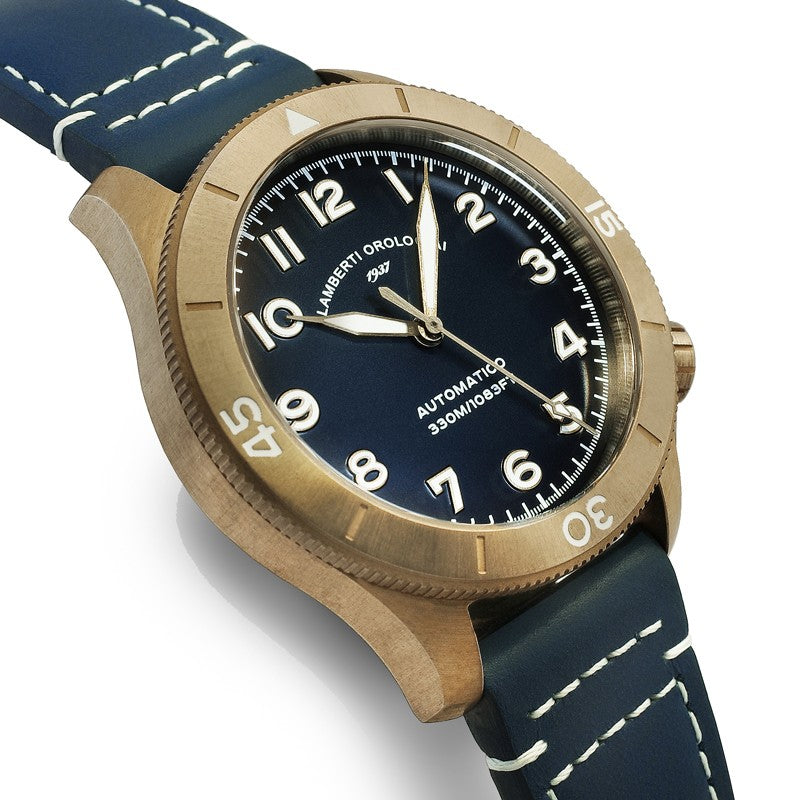 LAMBERTI-OROLOGIAI Mod. 17723B - RIACE III BRONZE/ AUTOMATIC/SAPPHIRE GLASS