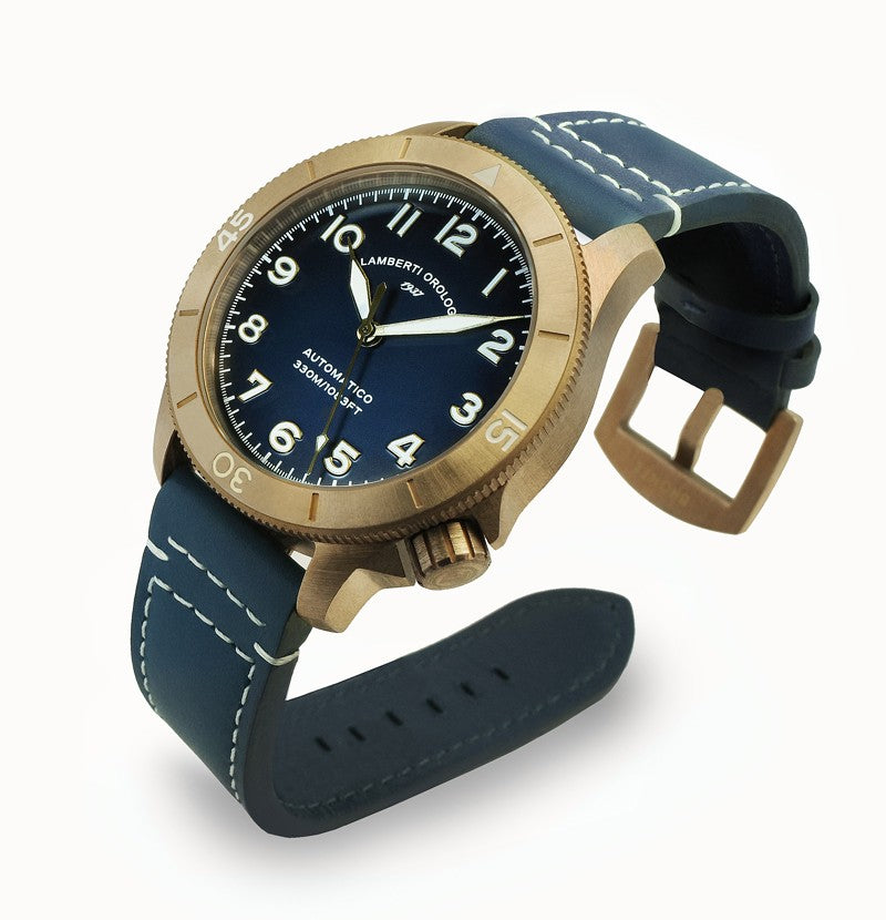 LAMBERTI-OROLOGIAI Mod. 17723B - RIACE III BRONZE/ AUTOMATIC/SAPPHIRE GLASS