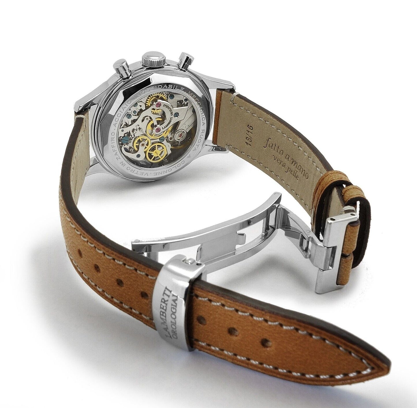 LAMBERTI-OROLOGIAI Ref.14124 CARPEDIEM handcrafted mechanical chronograph