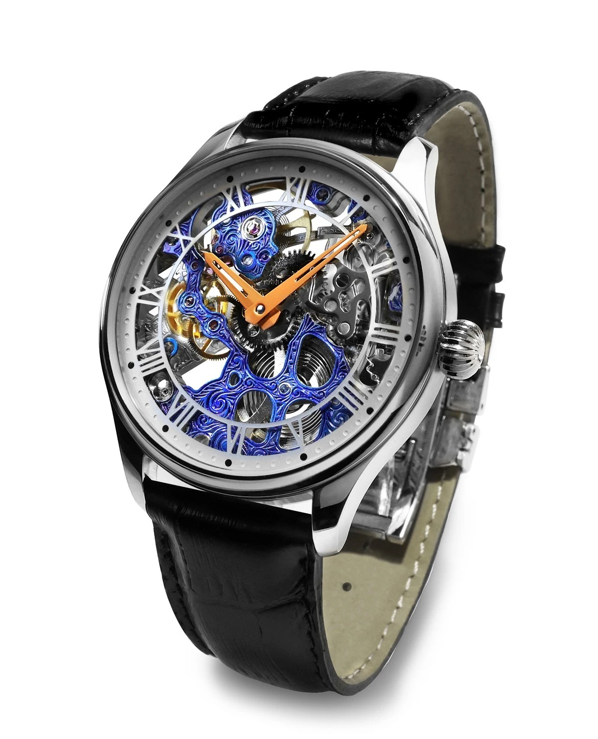 LAMBERTI OROLOGIAI Ref. 10125-9BL GIANO SCHELETRATO