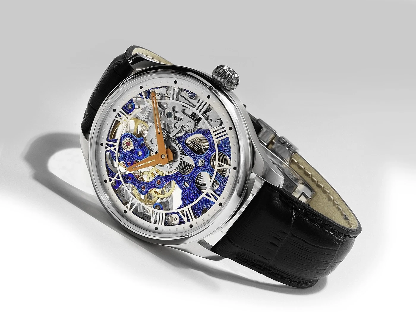 LAMBERTI OROLOGIAI Ref. 10125-9BL GIANO SCHELETRATO