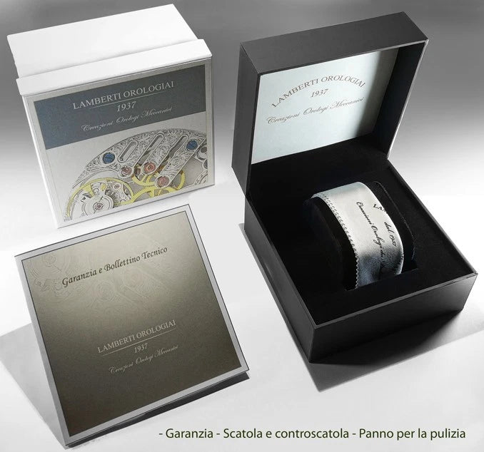 LAMBERTI OROLOGIAI Ref. 23925N DOPPIETTO Automatico, zaffiro, 100mt