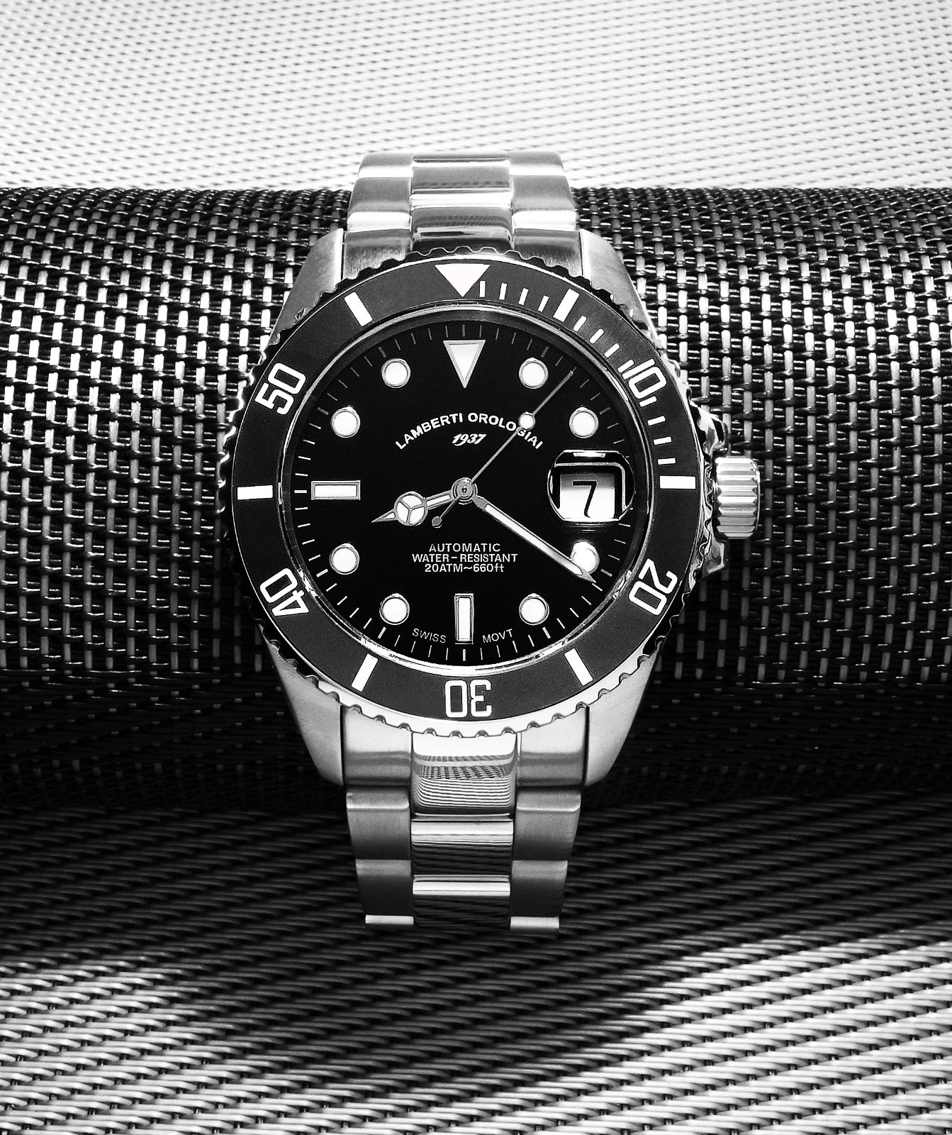 LAMBERTI OROLOGIAI Ref. 40324 ACQUAFORTE 70 Swiss movement, 38 mm case