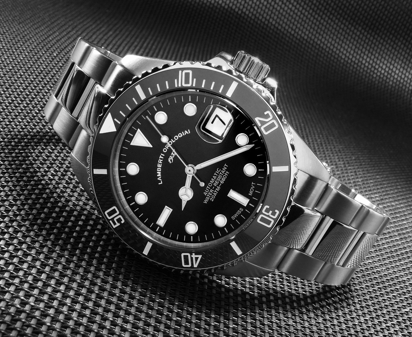 LAMBERTI OROLOGIAI Ref. 40324 ACQUAFORTE 70 Swiss movement, 38 mm case