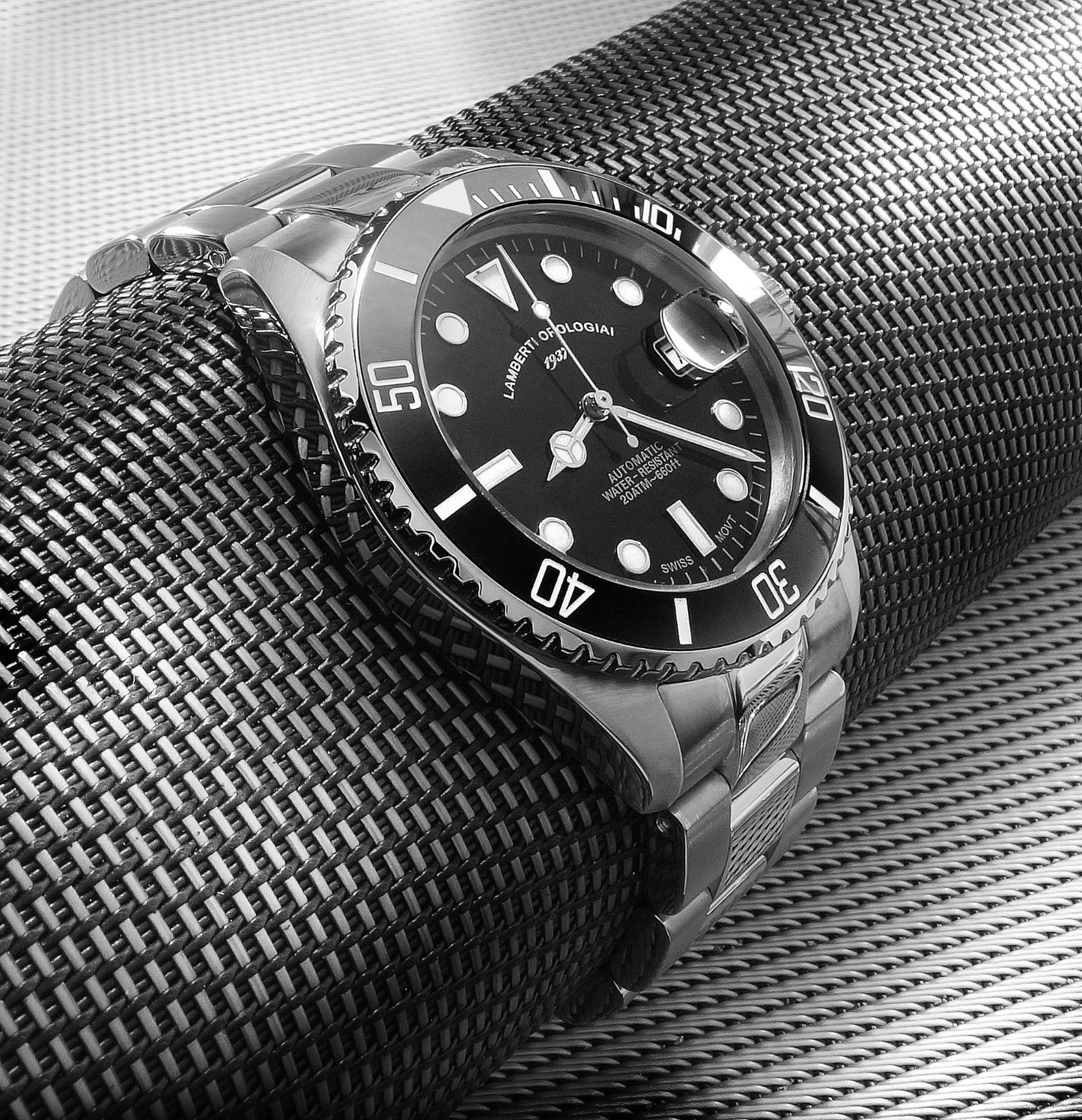 LAMBERTI OROLOGIAI Ref. 40324 ACQUAFORTE 70 Swiss movement, 38 mm case