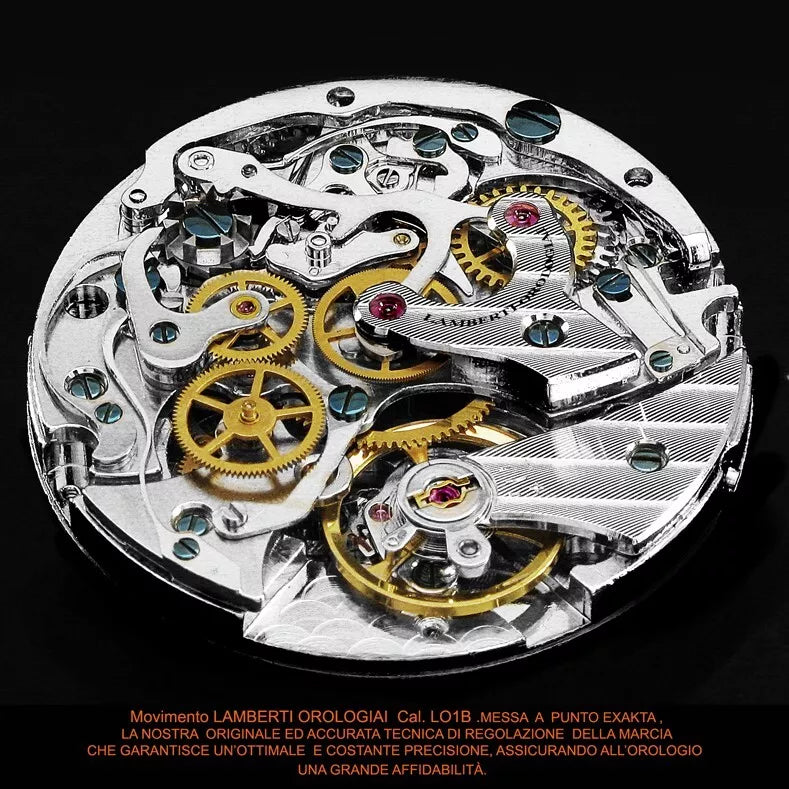 Lamberti Orologiai Ref.14124CI CARPEDIEM handcrafted mechanical chronograph