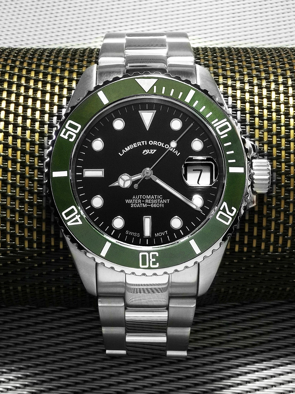 LAMBERTI OROLOGIAI Ref. 40324 ACQUAFORTE 70 Swiss movement, 38 mm case