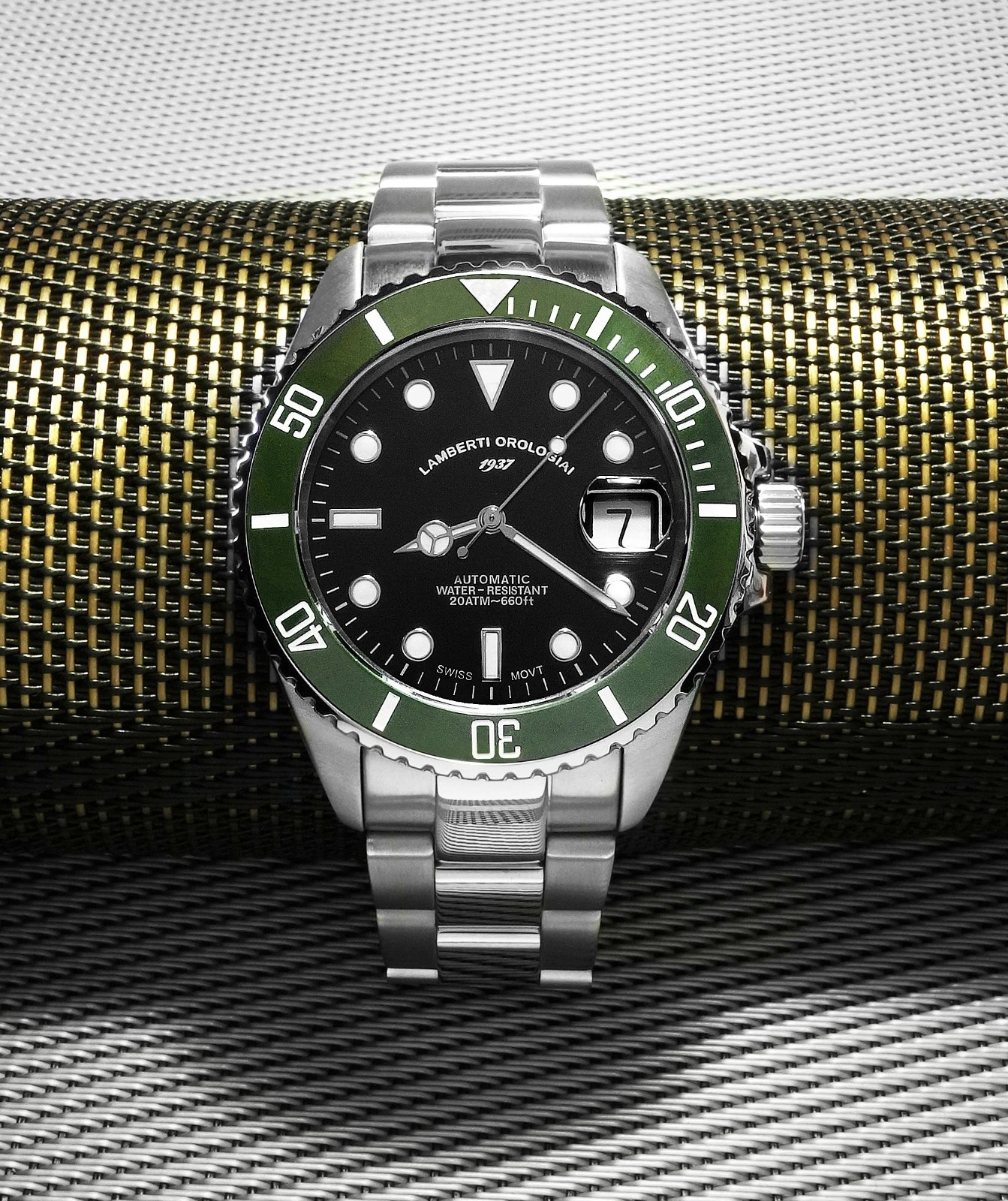 LAMBERTI OROLOGIAI Ref. 40324 ACQUAFORTE 70 Swiss movement, 38 mm case