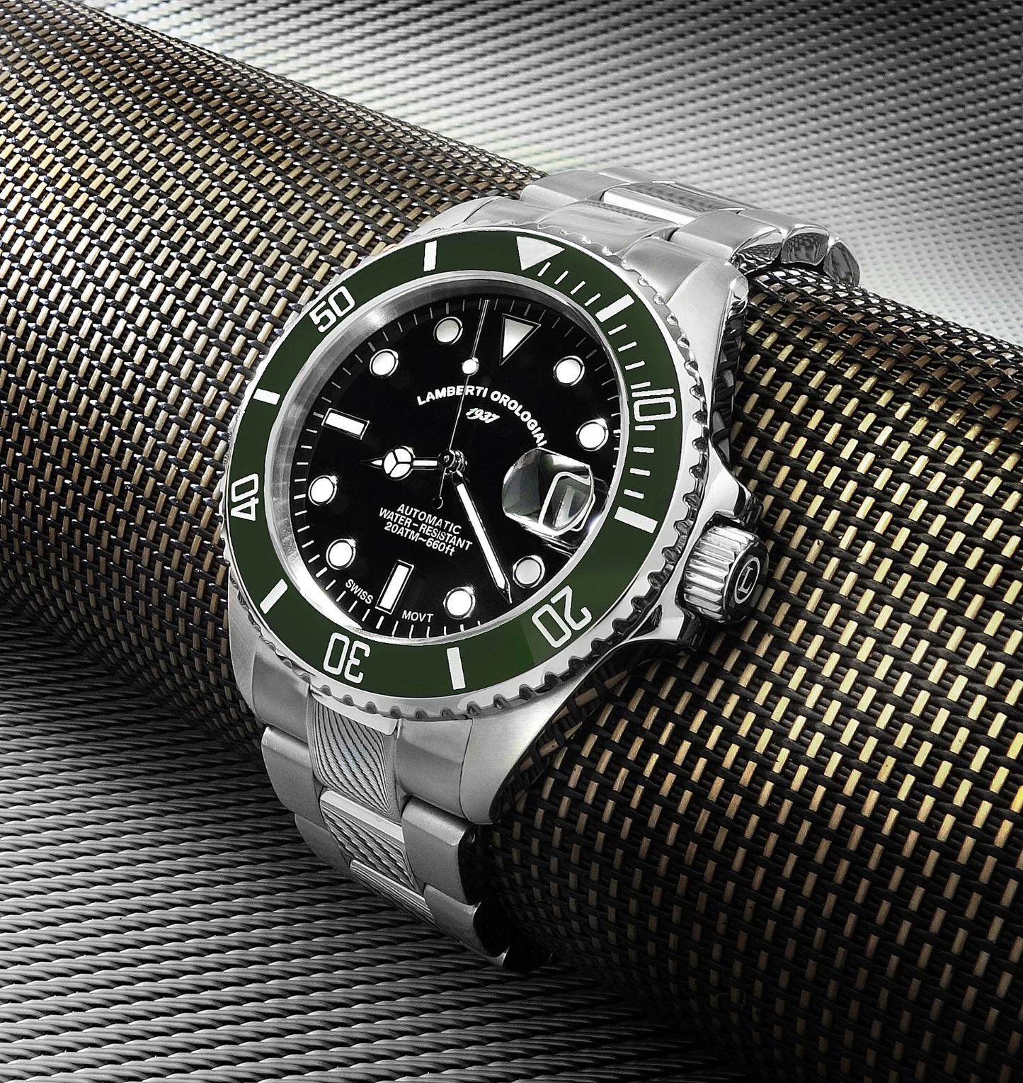 LAMBERTI OROLOGIAI Ref. 40324 ACQUAFORTE 70 Swiss movement, 38 mm case