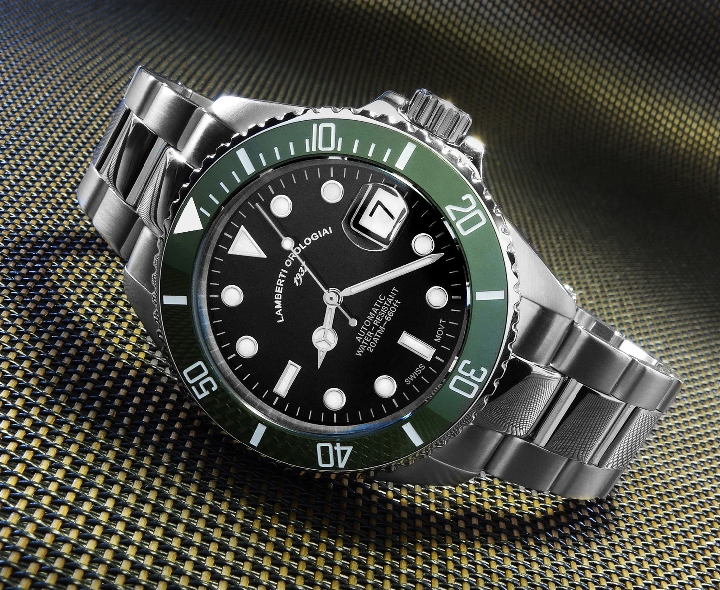 LAMBERTI OROLOGIAI Ref. 40324 ACQUAFORTE 70 Swiss movement, 38 mm case