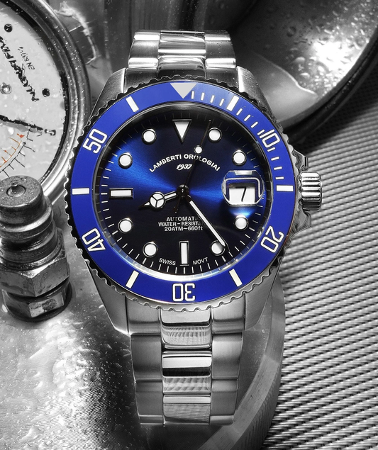 LAMBERTI OROLOGIAI Ref. 40324 ACQUAFORTE 70 Swiss movement, 38 mm case