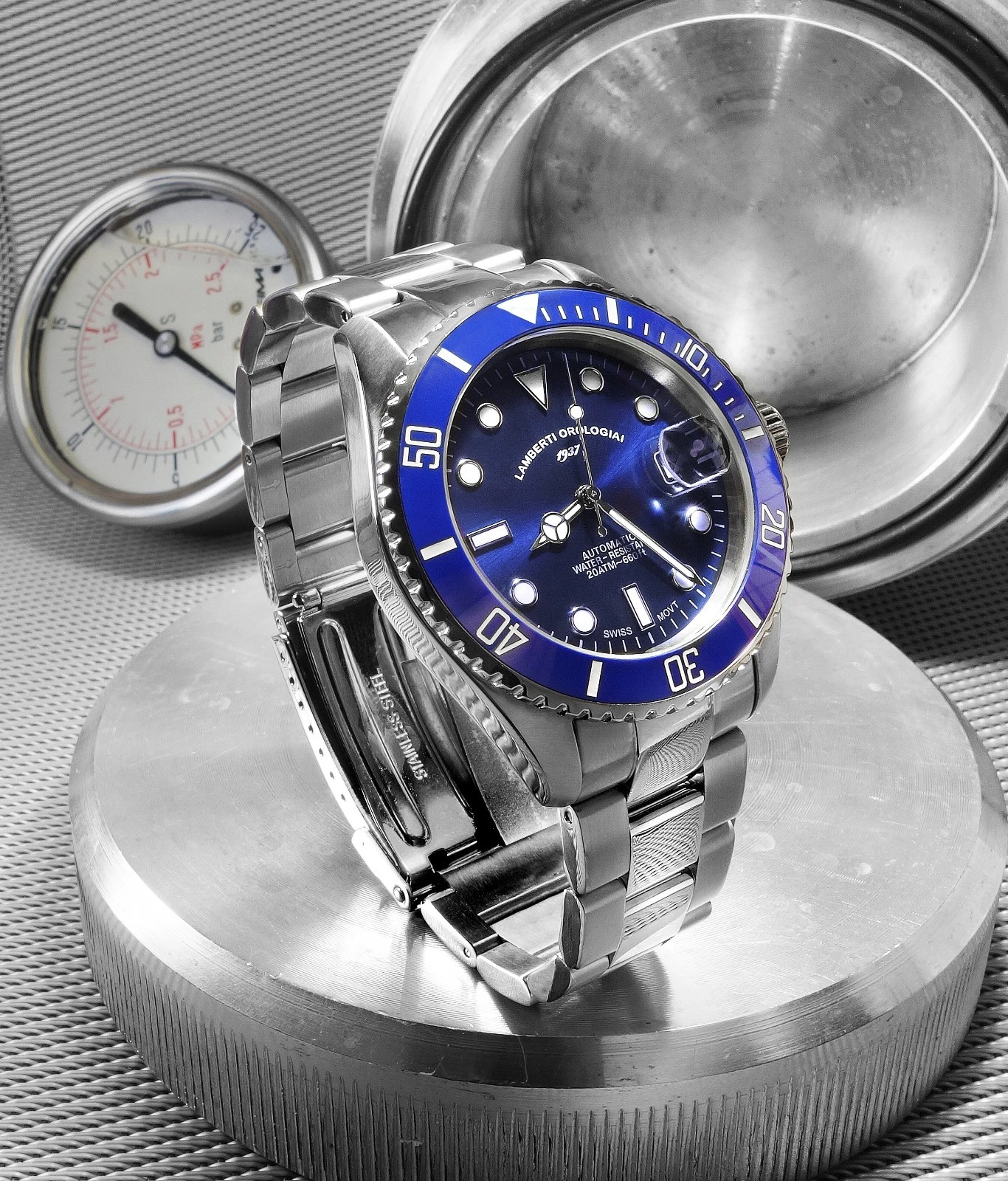 LAMBERTI-OROLOGIAI Ref. 241125B ACQUAFORTE 200 Automatico Mov. Svizzero