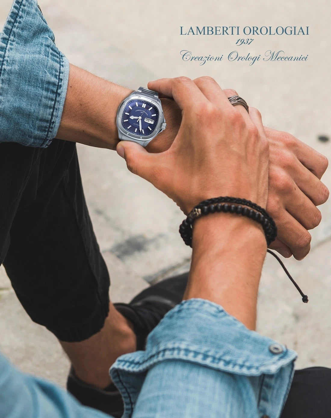 LAMBERTI OROLOGIAI Ref. 15126B ELLIXOMATIC. Automatico con data e giorno